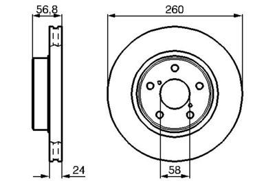 Brake Disc BOSCH 0 986 478 293