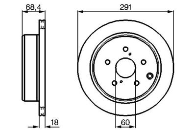 Brake Disc BOSCH 0 986 478 443