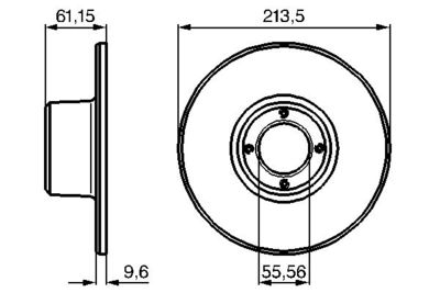 Brake Disc BOSCH 0 986 478 811