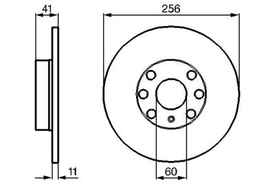 Brake Disc BOSCH 0 986 478 880