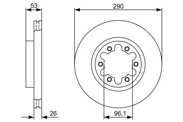 BOSCH 0 986 479 355 Brake Disc