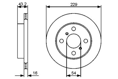 Brake Disc BOSCH 0 986 479 417