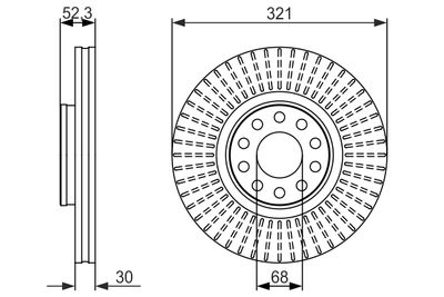 Brake Disc BOSCH 0 986 479 690