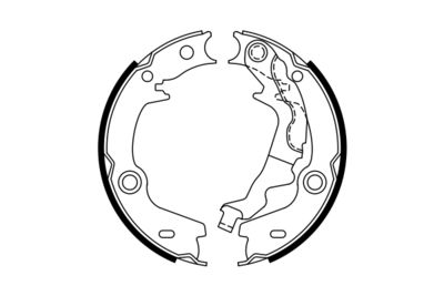 Brake Shoe Set, parking brake BOSCH 0 986 487 761