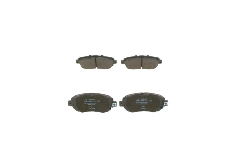 BOSCH 0 986 494 211 Brake Pad Set, disc brake