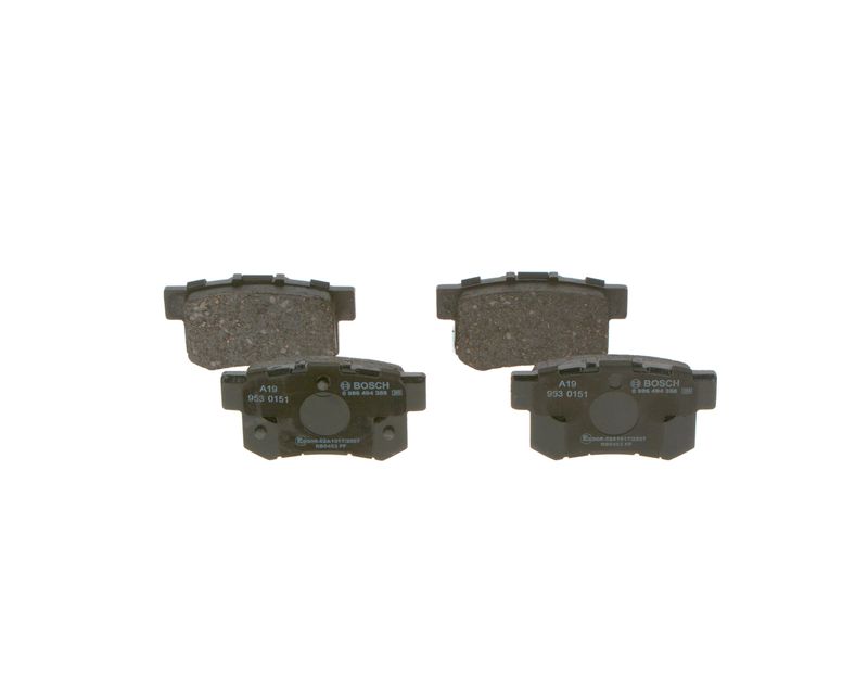 BOSCH 0 986 494 358 Brake Pad Set, disc brake