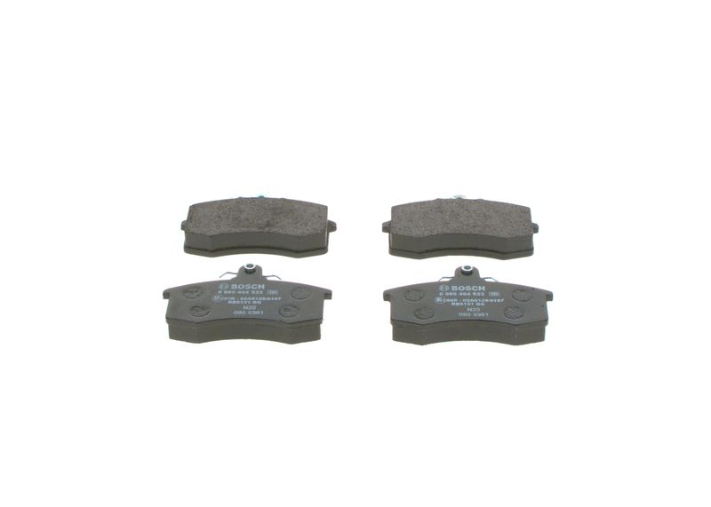 BOSCH 0 986 494 533 Brake Pad Set, disc brake