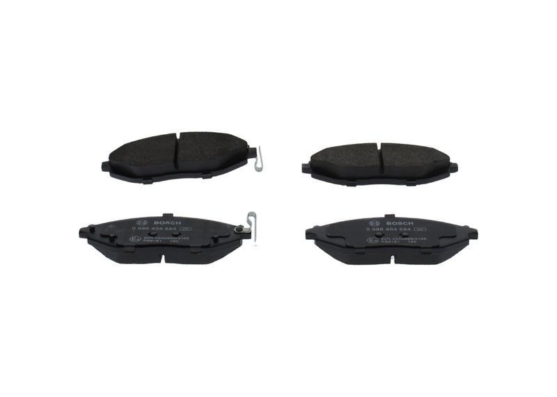 BOSCH 0 986 494 684 Brake Pad Set, disc brake