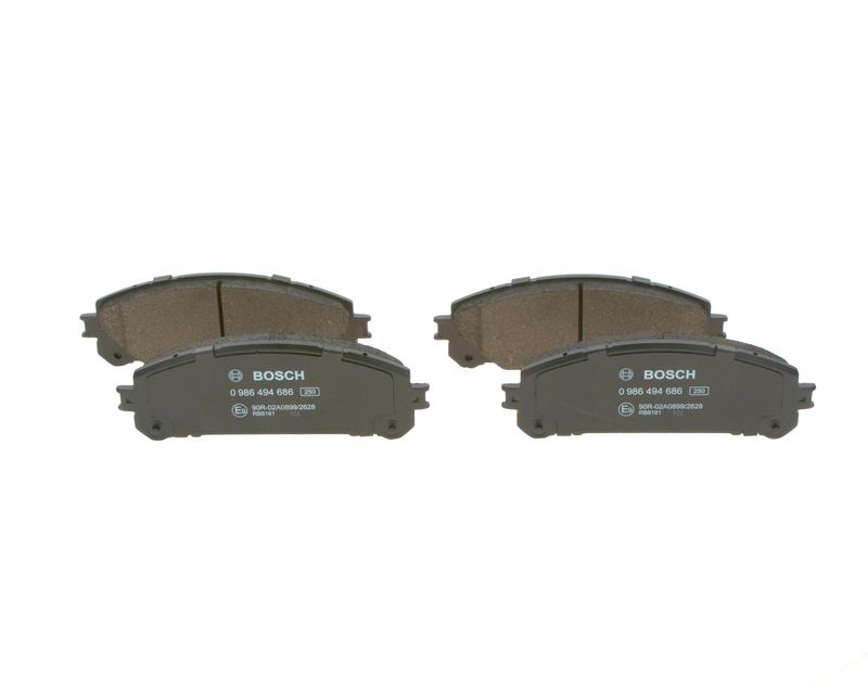 BOSCH 0 986 494 686 Brake Pad Set, disc brake