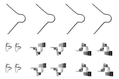 Accessory Kit, disc brake pad BOSCH 1 987 474 132