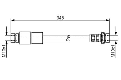 Brake Hose BOSCH 1 987 476 058