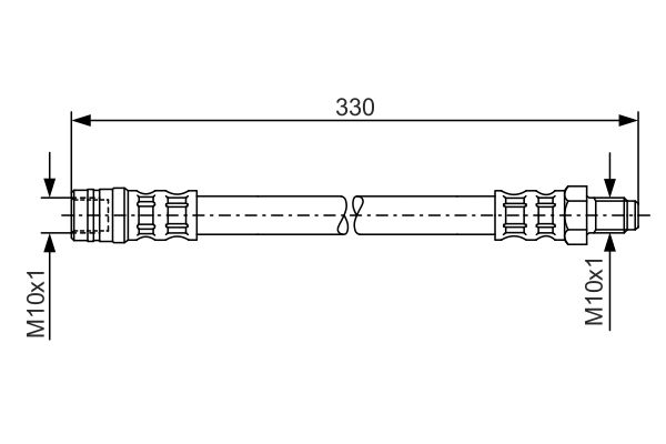 BOSCH 1 987 476 081 Brake Hose