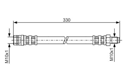 Brake Hose BOSCH 1 987 476 081