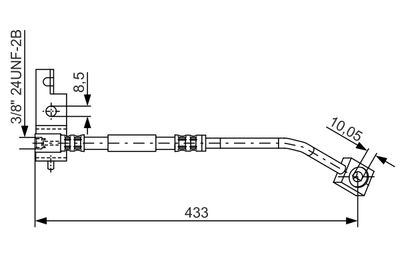 Brake Hose BOSCH 1 987 476 103