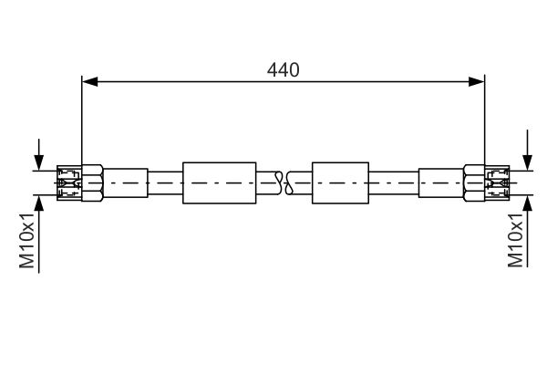 BOSCH 1 987 476 139 Brake Hose