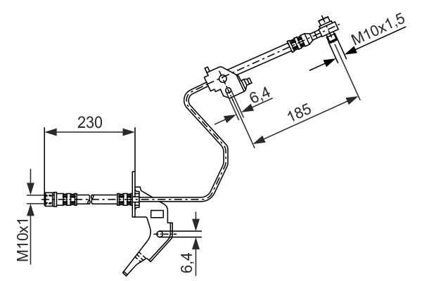 BOSCH 1 987 476 199 Brake Hose