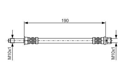Brake Hose BOSCH 1 987 476 310