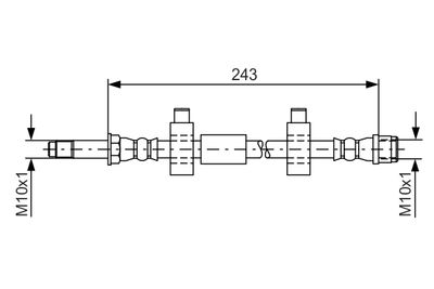 Brake Hose BOSCH 1 987 476 320