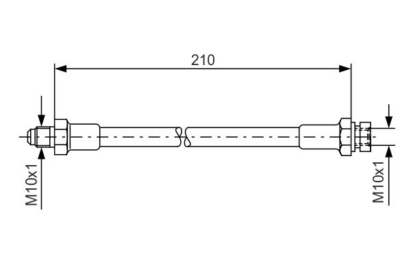 BOSCH 1 987 476 327 Brake Hose