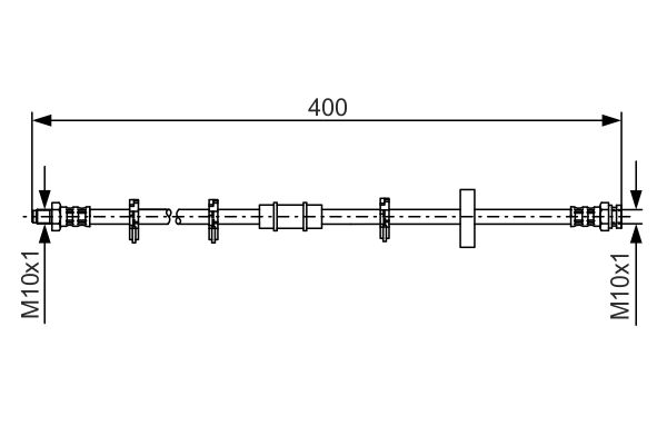 BOSCH 1 987 476 413 Brake Hose