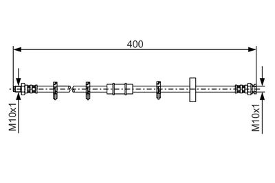 Brake Hose BOSCH 1 987 476 413