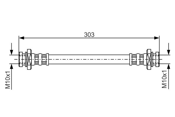 BOSCH 1 987 476 436 Brake Hose