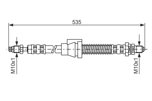 BOSCH 1 987 476 604 Brake Hose