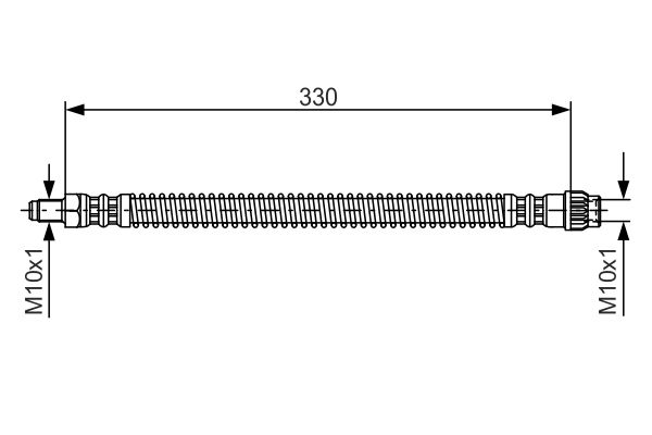 BOSCH 1 987 476 672 Brake Hose