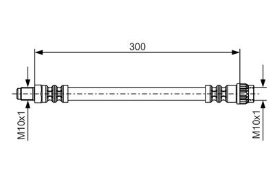 Brake Hose BOSCH 1 987 476 699