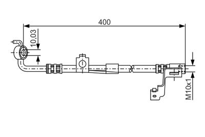 Brake Hose BOSCH 1 987 476 815