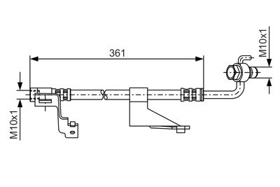 Brake Hose BOSCH 1 987 476 821