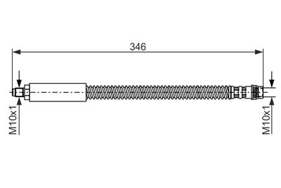 Brake Hose BOSCH 1 987 476 859
