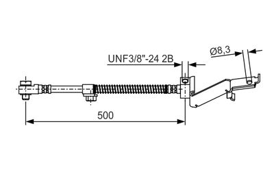 Brake Hose BOSCH 1 987 476 865