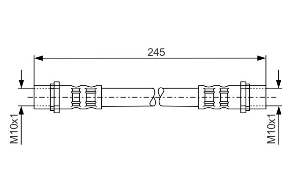 BOSCH 1 987 476 904 Brake Hose