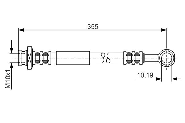 BOSCH 1 987 476 933 Brake Hose