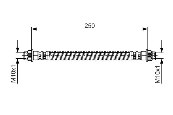BOSCH 1 987 476 947 Brake Hose