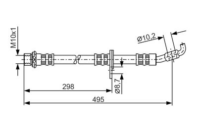 Brake Hose BOSCH 1 987 476 963