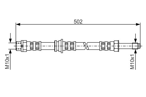 BOSCH 1 987 476 971 Brake Hose