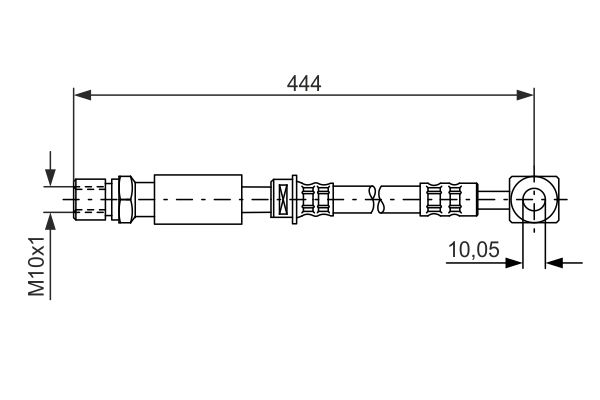 BOSCH 1 987 476 975 Brake Hose