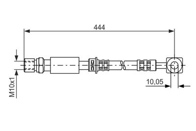 Brake Hose BOSCH 1 987 476 975