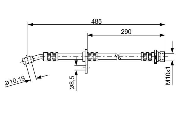 BOSCH 1 987 476 989 Brake Hose