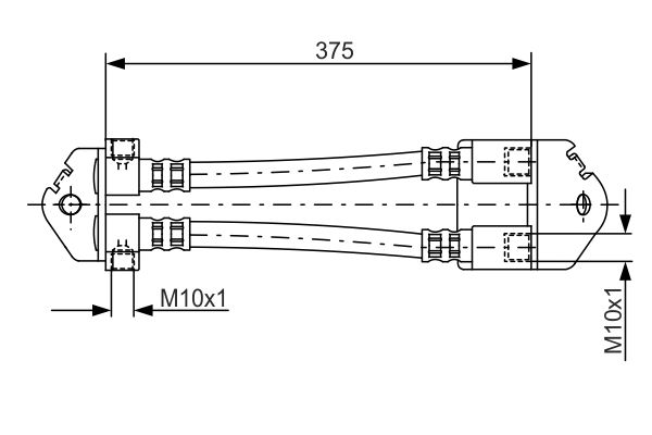 BOSCH 1 987 481 072 Brake Hose