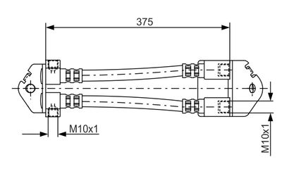 Brake Hose BOSCH 1 987 481 072
