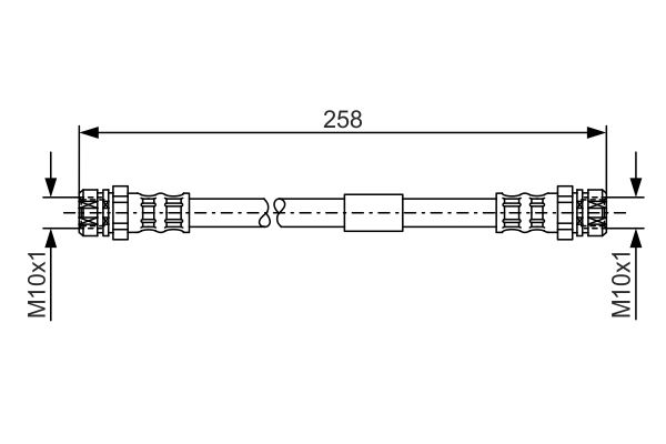 BOSCH 1 987 481 369 Brake Hose
