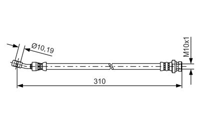 Brake Hose BOSCH 1 987 481 417