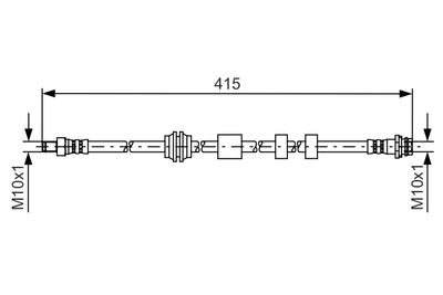 Brake Hose BOSCH 1 987 481 425