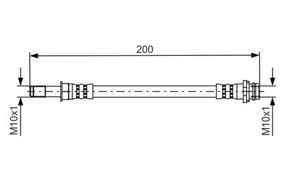 Brake Hose BOSCH 1 987 481 443