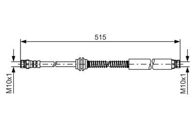 Brake Hose BOSCH 1 987 481 447