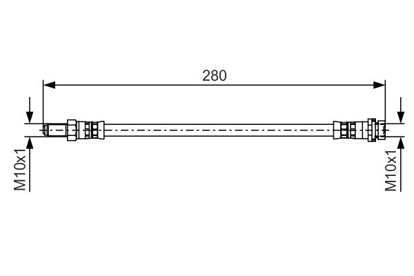 BOSCH 1 987 481 488 Brake Hose