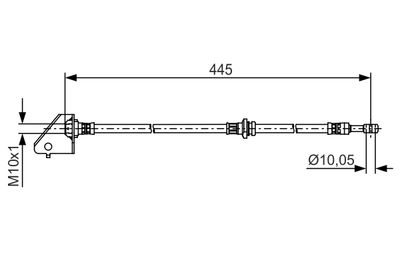 Brake Hose BOSCH 1 987 481 497